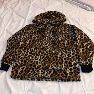 VS PINK quarter zip sweater. Size S